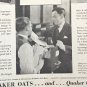 1931 Print Ad Quick Quaker Oats By 11am You Know the Energy Value Wife Cooking