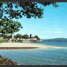 Ca 1960s Weirs Beach and Town View New Hampshire Chrome Postcard 731