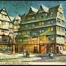 Alt Frankfurt am Main at Roseneck Old Town Artist Rendition Postcard 1637