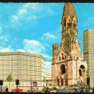 Old And New Kaiser Wilhelm Memorial Church Berlin Germany Postcard 1638