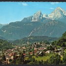 Aerial View Berchtesgaden Bavaria Alps Germany Chrome Postcard 1661