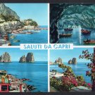 Saluti Da Capri Greetings From Capri Italy Multi View Postcard 1669 Saluti Da Capri Greetings From Capri Italy Multi View Postcard 1669