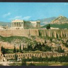 Athens Greece Splendid View of the Acropolis Vintage Postcard 1672