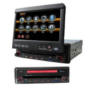 Model 9301 Single DIN In-Dash DVD Player with GPS Navigation