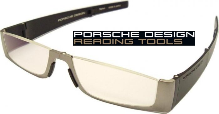 Porsche folding store reading glasses