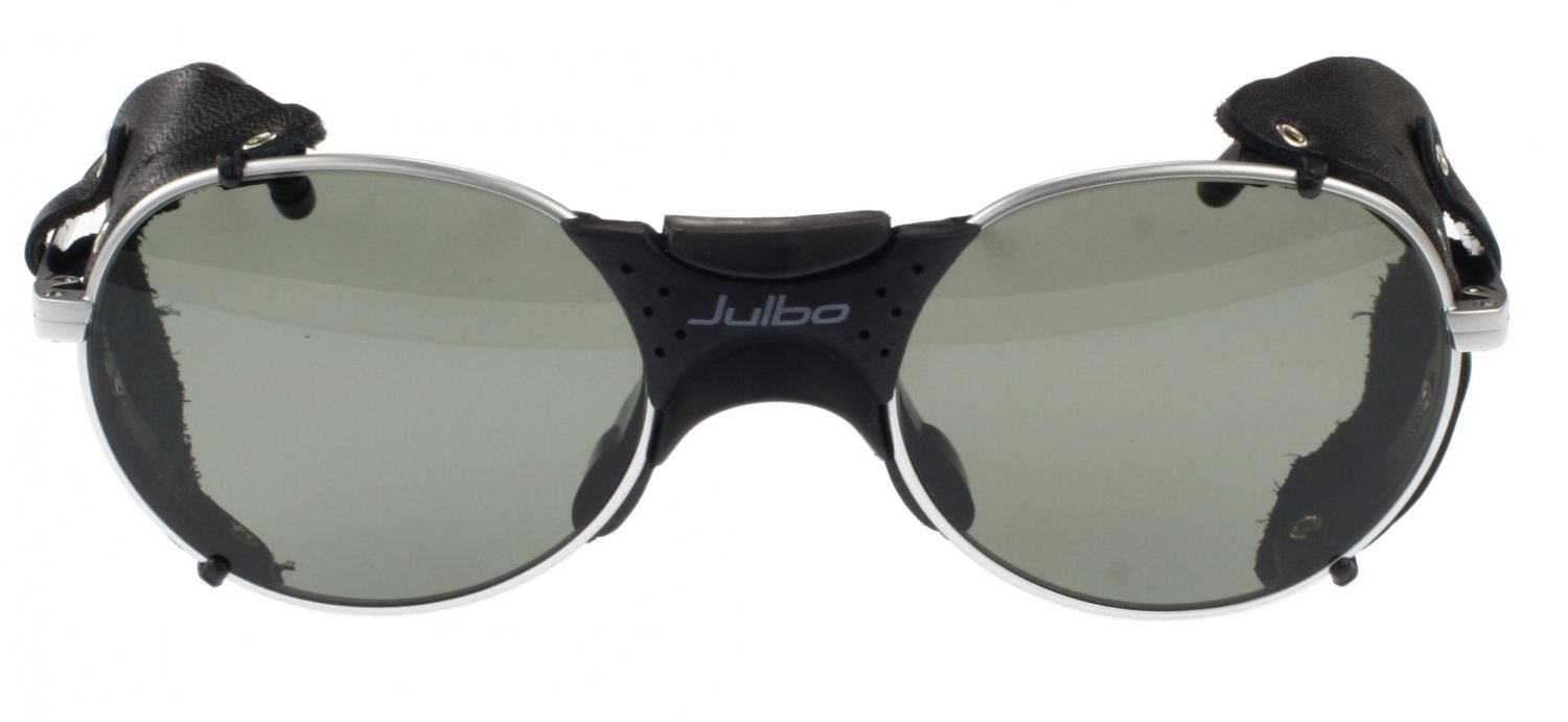 Julbo Drus Sunglass, removable Black Leather Shields, Polarized