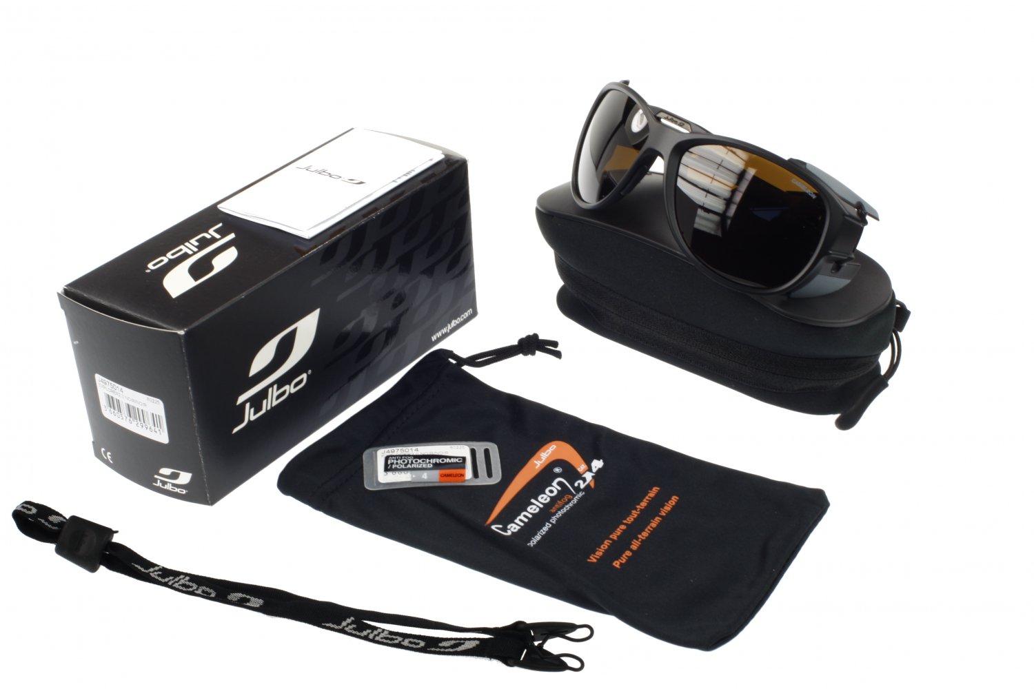 Julbo Explorer 2.0 Sunglasses, Matt Black, Cameleon AntiFog Polarized