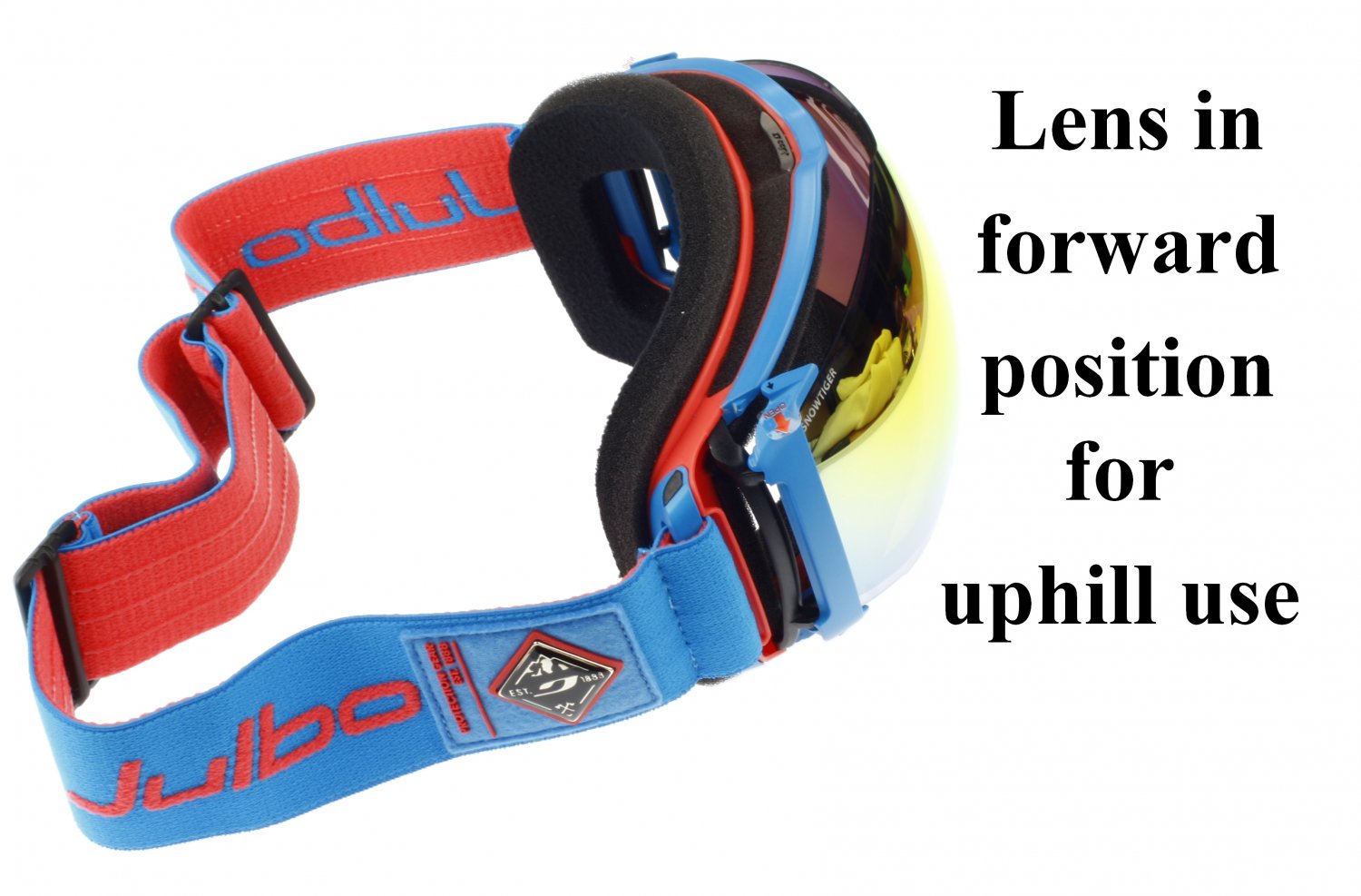 Julbo Aerospace Ski Goggle, Snow Tiger Photochromic AntiFog Double