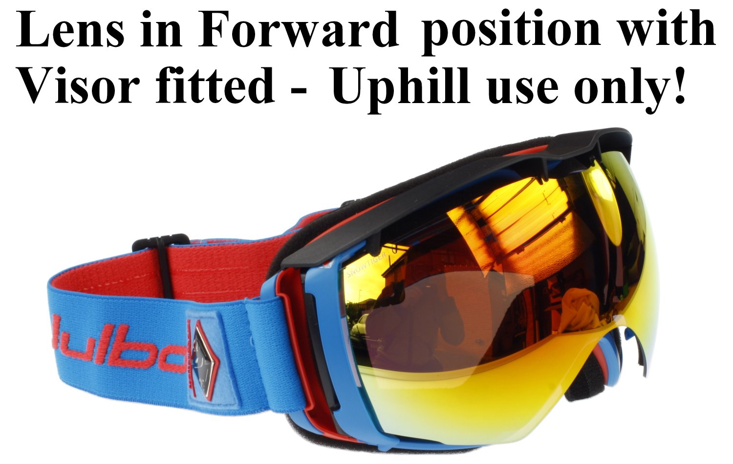 Julbo Aerospace Ski Goggle, Snow Tiger Photochromic AntiFog Double