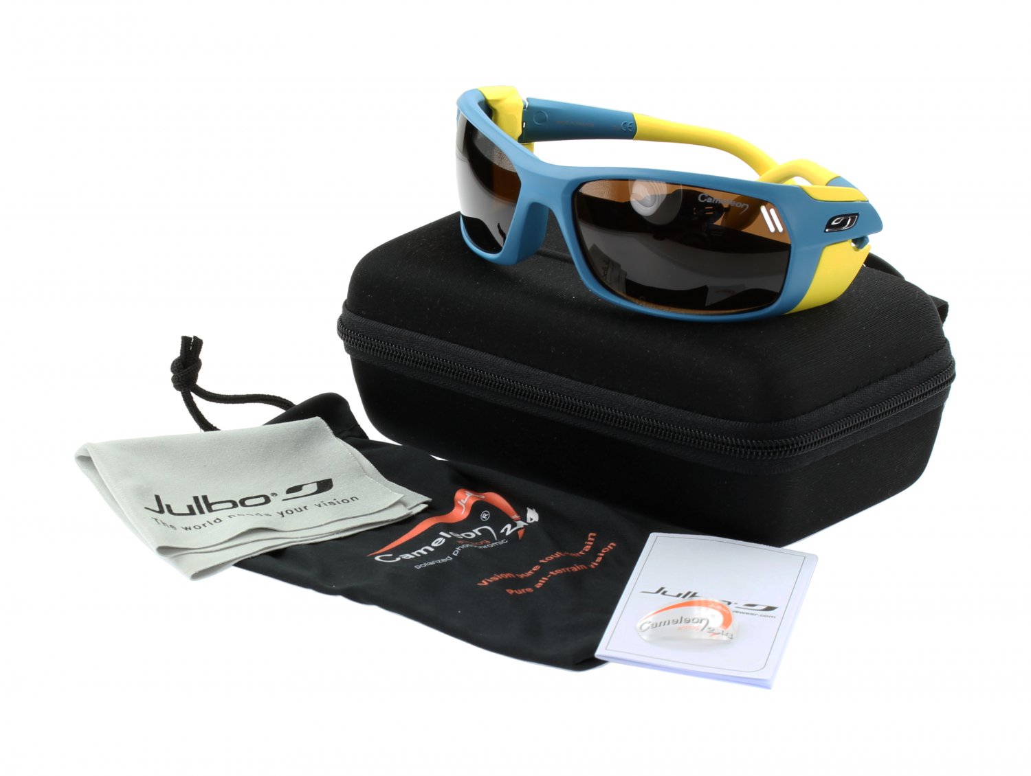 Julbo Bivouak Matt Blue Sunglasses, Cameleon Polarized Photochromic