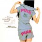 ''Pink'' Top and Shorts in Blue