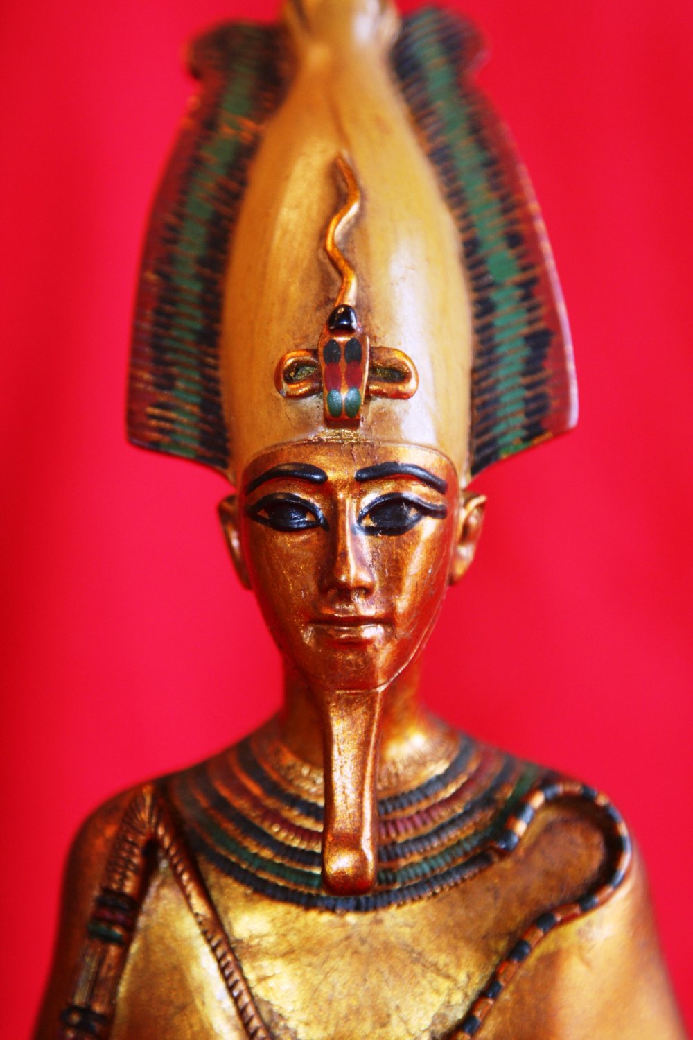 1997 AGI Artisans GuildInternational Osiris Egyptian God Statue Reproduction