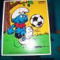 Playskool vintage Smurf wooden puzzle Soccer Star