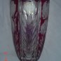 Lead Crystal / Amber Vase