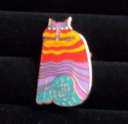 Rainbow Cats Brooch