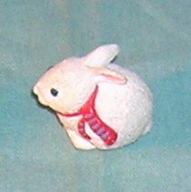 1993 Hallmark Merry Miniature White Bunny