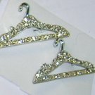 Clear Rhinestone Scatter Pins Set of 2 Hangers