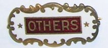 Vintage Enamel 3/4" OTHERS Pin