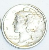 1940 Mercury Dime Tie Tack or Hat Tack Pin