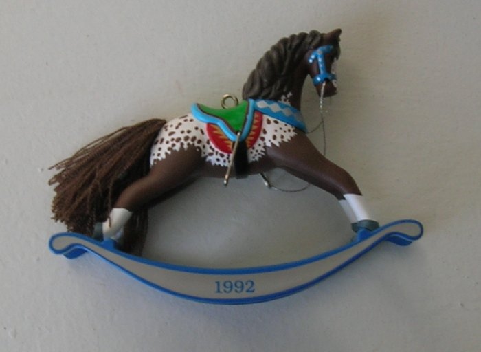 1992 Rocking Horse Hallmark Ornament