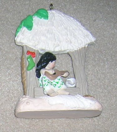 1987 Windows of the World #3 Polynesian Hallmark Ornament