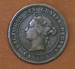 1876H Canadian Cent
