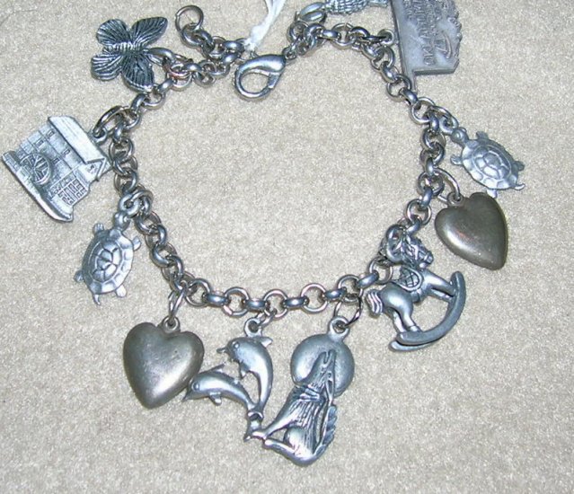 Charm Bracelet with 11 Charms