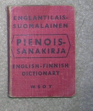 Midget English / Finnish Dictionary - Little Book