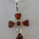 Amber croos -flower shape