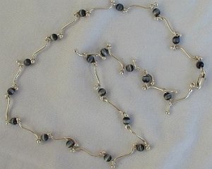 beautiful black cat eye necklace