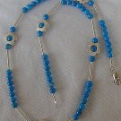 Turquoise flowers necklace