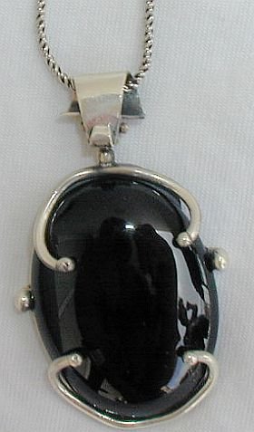 A beautiful onyx pendant