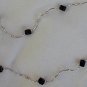 Black cubes necklace