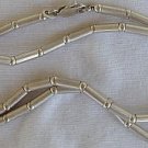 Silver links fashion necklace