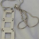 Silver ladder necklace