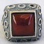 A beautiful dark red ring