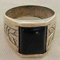 Onyx man ring-J