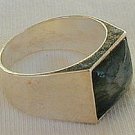 Malaysian agate man ring-D