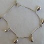 Silver drops bracelet