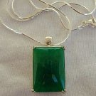Green agate  pendant