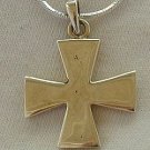 Silver cross patte