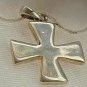 Silver cross patte
