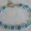 Light blue morano bracelet