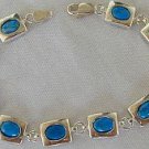 Turquoise silver bracelet