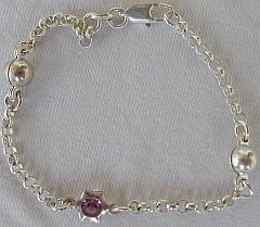Purple star bracelet