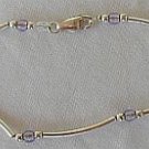 Puprle silver bracelet-B