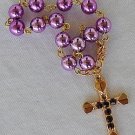 Purple mini Rosary