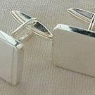 Silver cufflinks