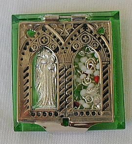 Mini peridot Rosary box