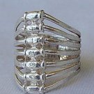 Seven days silver ring